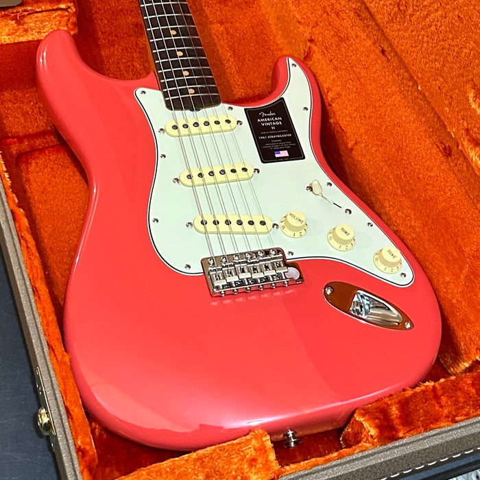 Fender American Vintage II 1961 Stratocaster USA Electric Guitar - Fiesta Red