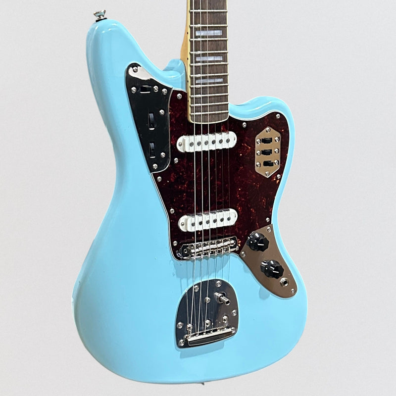 Fender Squier Classic Vibe '70s Jaguar FSR Limited-Edition Electric Guitar - Daphne Blue