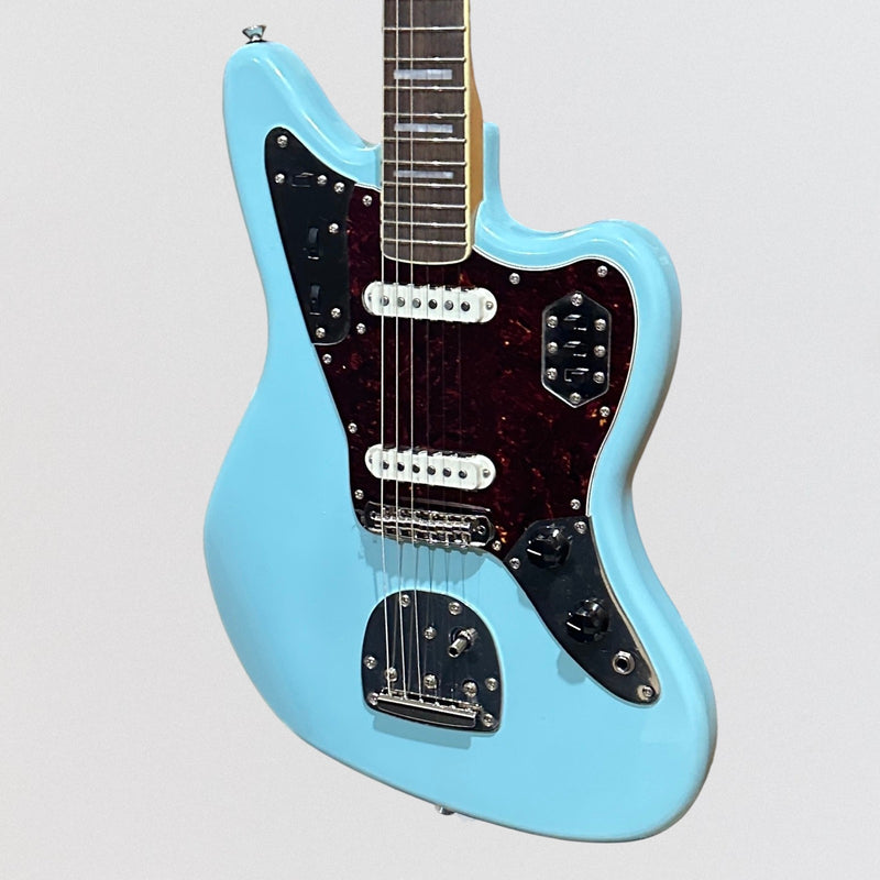 Fender Squier Classic Vibe '70s Jaguar FSR Limited-Edition Electric Guitar - Daphne Blue