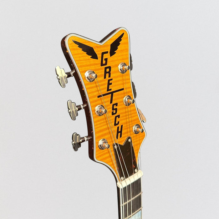Gretsch G6134TFM-NH Nigel Hendroff Signature Penguin MIJ Electric Guitar - Amber Flame