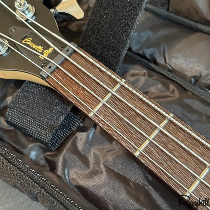 Warwick RockBass Corvette Premium 4-String Left Handed Electric Bass Guitar - Natural