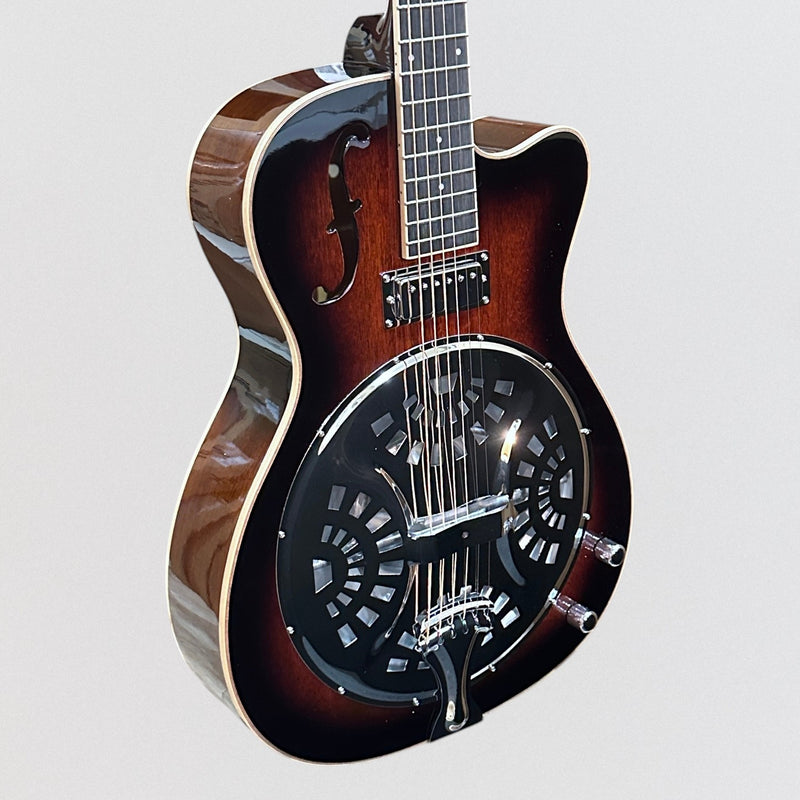 Danville RDL-70CEQ Resonator Acoustic Electric Guitar - Sunburst