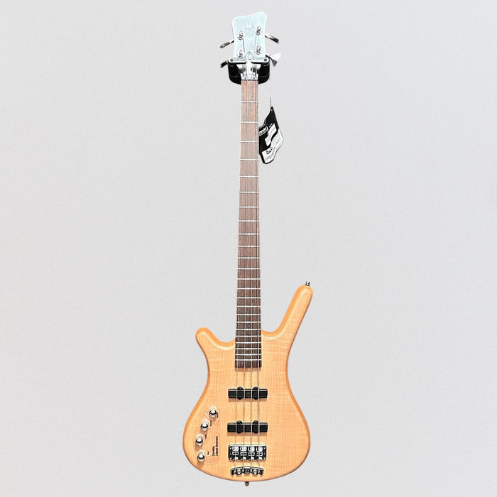 Warwick RockBass Corvette Premium 4-String Left Handed Electric Bass Guitar - Natural