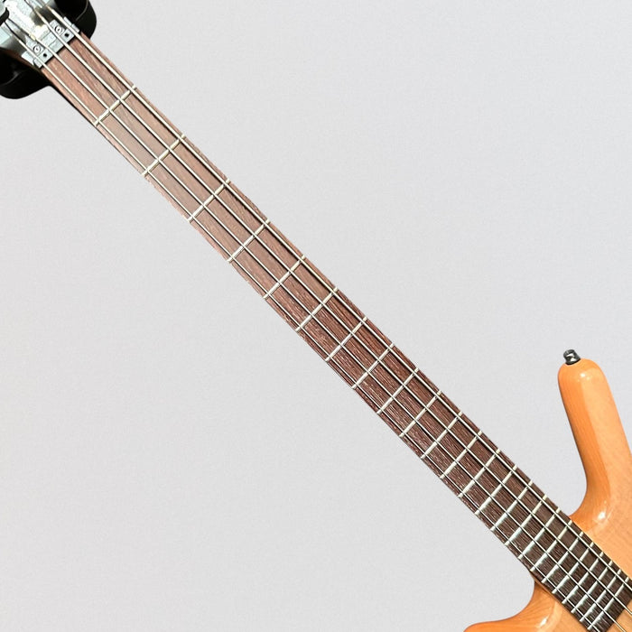 Warwick RockBass Corvette Premium 4-String Left Handed Electric Bass Guitar - Natural