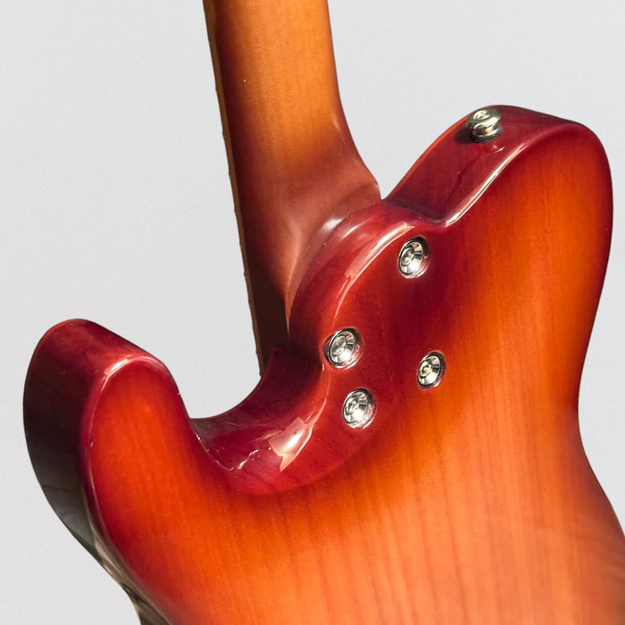 G&L USA Custom Shop ASAT HH RMC Semi Hollow-body Electric Guitar - Antique Brown Burst