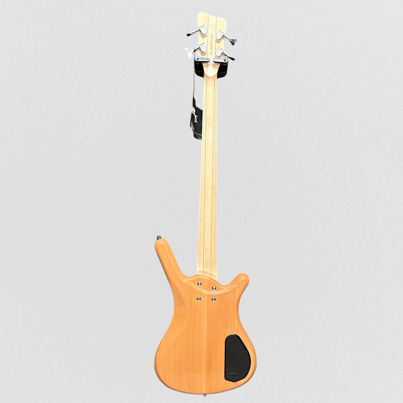 Warwick RockBass Corvette Premium 4-String Left Handed Electric Bass Guitar - Natural