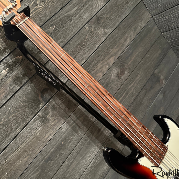 Sadowsky MetroExpress Vintage JJ 5-String Fretless Tobacco Sunburst Electric Bass Guitar 2023 SMX