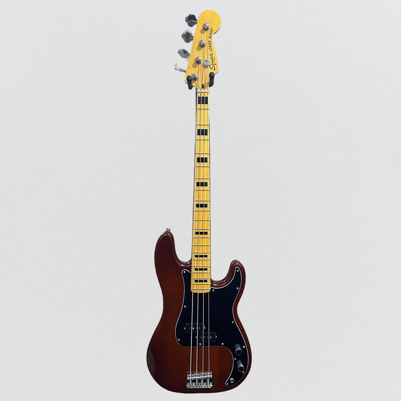 Fender Squier Classic Vibe '70s Precision P 4 String Electric Bass Guitar - Walnut