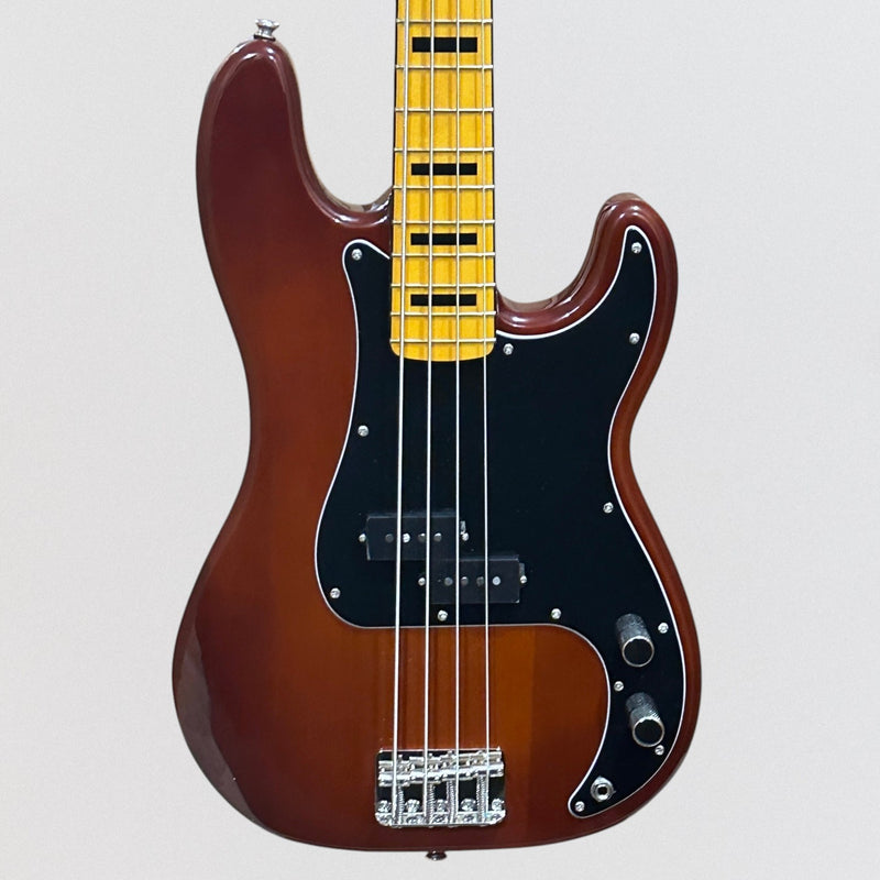 Fender Squier Classic Vibe '70s Precision P 4 String Electric Bass Guitar - Walnut