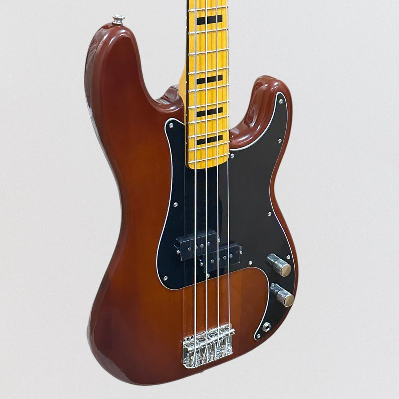 Fender Squier Classic Vibe '70s Precision P 4 String Electric Bass Guitar - Walnut
