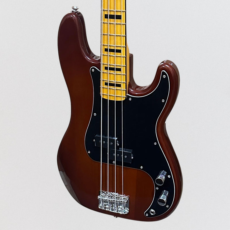 Fender Squier Classic Vibe '70s Precision P 4 String Electric Bass Guitar - Walnut