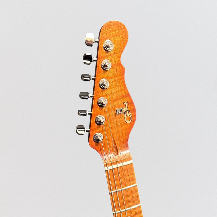 G&L USA Custom Shop ASAT HH RMC Semi Hollow-body Electric Guitar - Antique Brown Burst