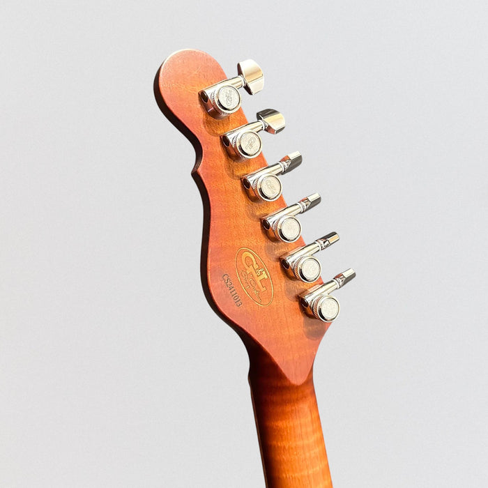 G&L USA Custom Shop ASAT HH RMC Semi Hollow-body Electric Guitar - Antique Brown Burst