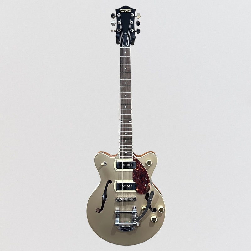 Gretsch G2655T-P90 Streamliner Center Block Jr. Double-Cut P90 with Bigsby Electric Guitar 2024 - Two-Tone Sahara Metallic and Vintage Mahogany Stain