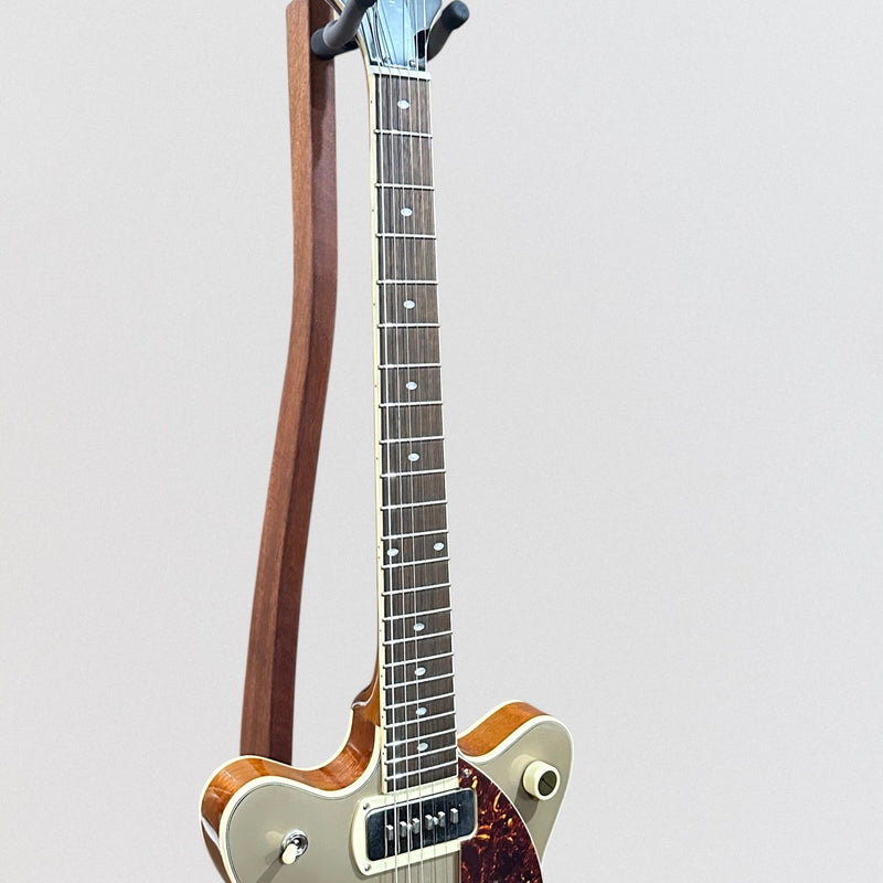 Gretsch G2655T-P90 Streamliner Center Block Jr. Double-Cut P90 with Bigsby Electric Guitar 2024 - Two-Tone Sahara Metallic and Vintage Mahogany Stain