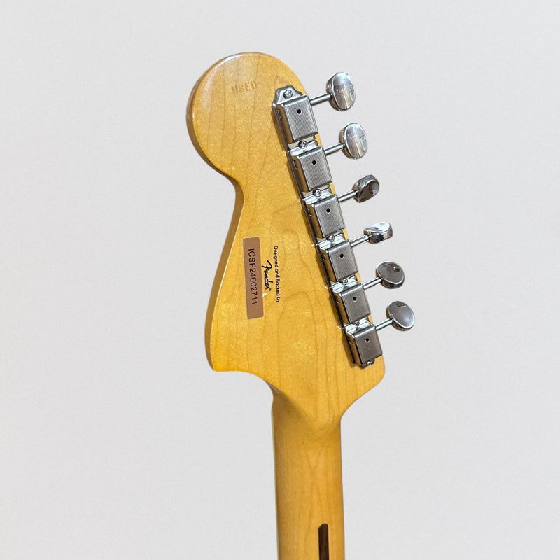 Fender Squier FSR Classic Vibe Bass VI 6 String Electric Bass Guitar - Silver Sparkle