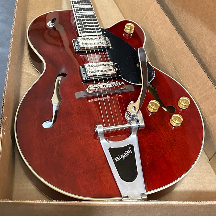 Gretsch G2420T Streamliner Hollow Body Single-Cut with Bigsby Electric Guitar - Brandy Wine