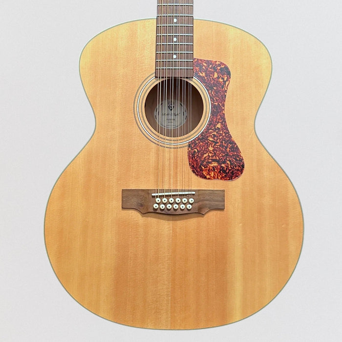 Guild F-2512E Maple Jumbo 12-string Acoustic Electric Guitar - Natural