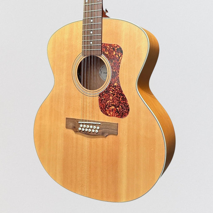 Guild F-2512E Maple Jumbo 12-string Acoustic Electric Guitar - Natural