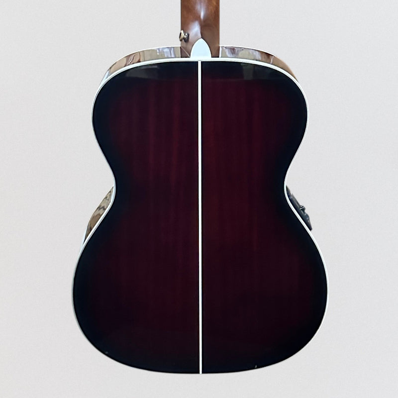 D'Angelico Premier Tammany Orchestra Acoustic-Electric Guitar - Trans Black Cherry Burst