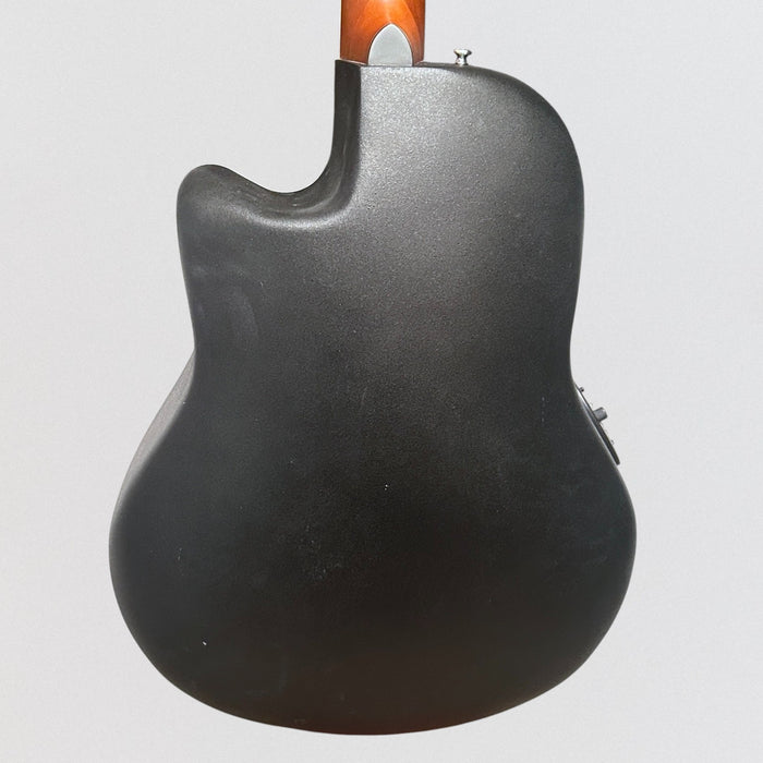 Ovation CS24C Celebrity Traditional Mid-Depth Nylon-String Classical Acoustic Electric Guitar - Natural