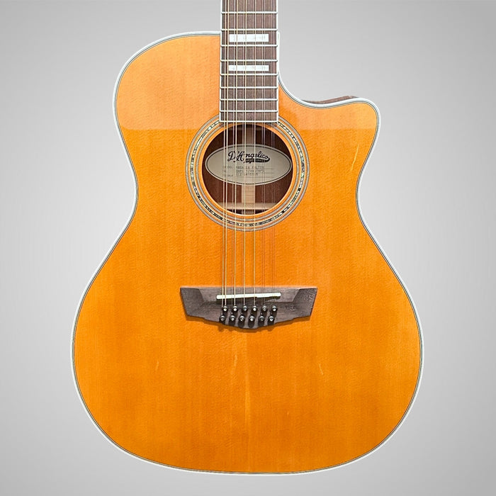 D'Angelico Premier Series Fulton Cutaway Grand Auditorium 12-string Acoustic-Electric Guitar - Natural