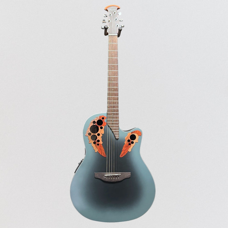 Ovation CE44 Celebrity Series Elite Mid-Depth Acoustic Electric Guitar - Reverse Blue Burst