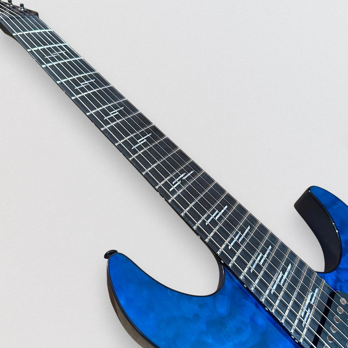 Schecter Reaper-7 Elite Multiscale 7 String Electric Guitar - Deep Ocean Blue