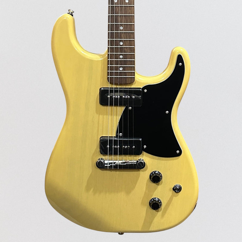 Fender Squier Paranormal Strat-O-Sonic Electric Guitar - Vintage Blonde