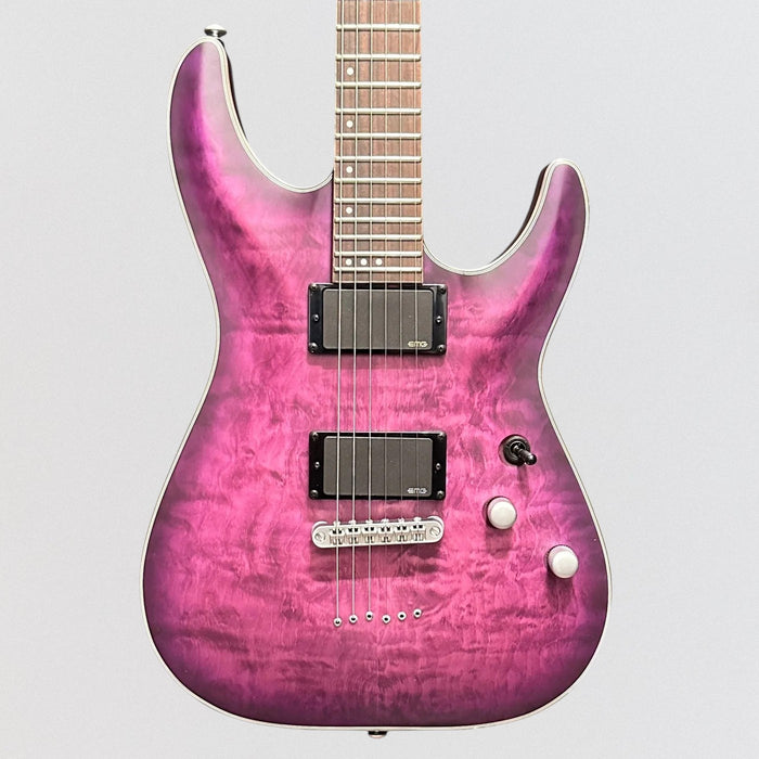 Schecter C-1 Platinum Electric Guitar - Purple Burst