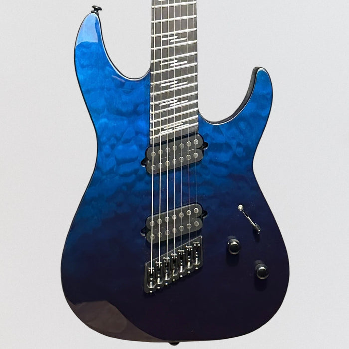 Schecter Reaper-7 Elite Multiscale 7 String Electric Guitar - Deep Ocean Blue