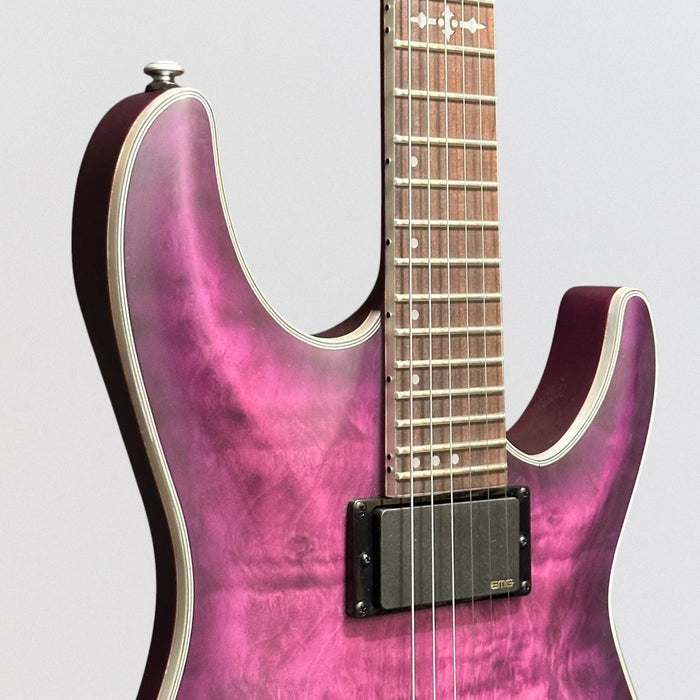Schecter C-1 Platinum Electric Guitar - Purple Burst