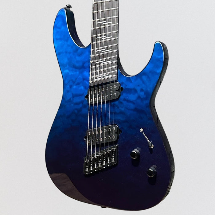 Schecter Reaper-7 Elite Multiscale 7 String Electric Guitar - Deep Ocean Blue