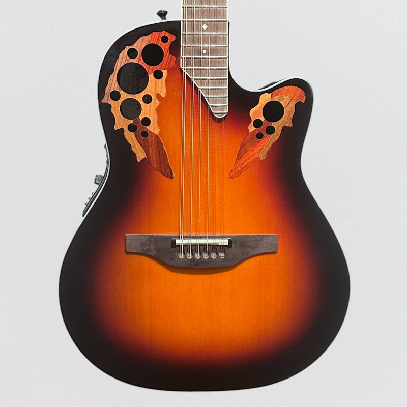 Ovation 2758AX-NEB-G Pro Series Standard Elite Deep Contour 12-String Acoustic Electric Guitar - New England Burst