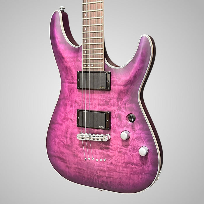 Schecter C-1 Platinum Electric Guitar - Purple Burst