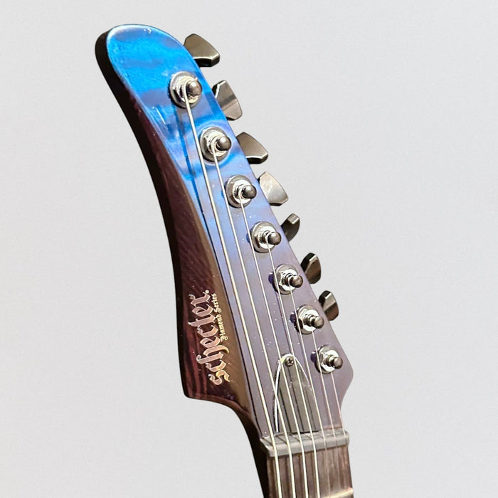 Schecter Reaper-7 Elite Multiscale 7 String Electric Guitar - Deep Ocean Blue