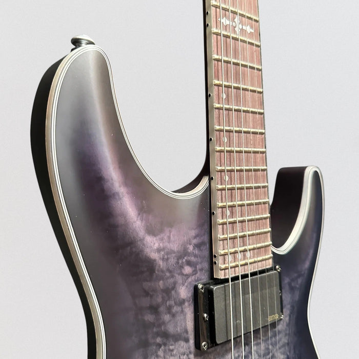 Schecter C-1 Platinum Electric Guitar - See-Thru Black Satin