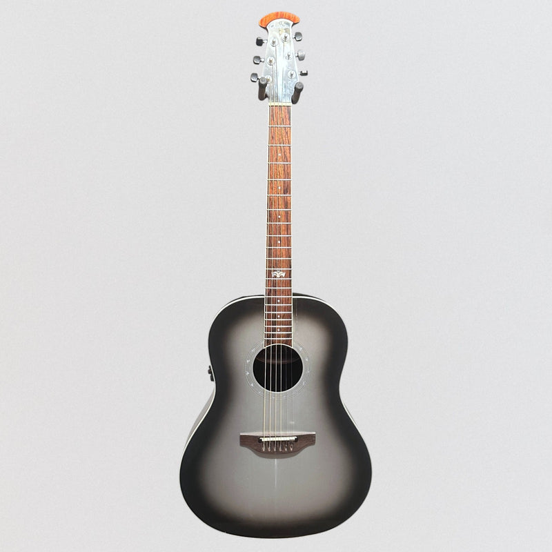 Ovation 1516 Ultra Series Mid-Depth Acoustic-Electric Guitar - Silver Shadow