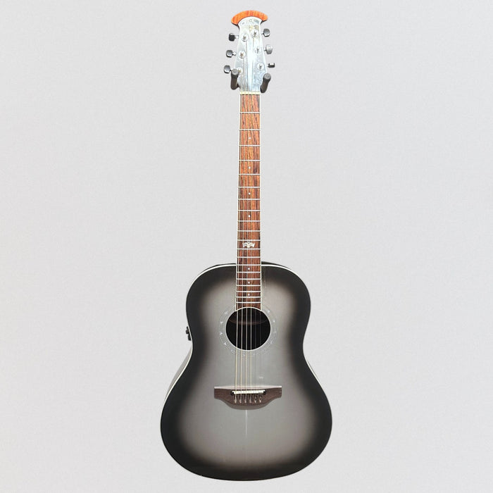 Ovation 1516 Ultra Series Mid-Depth Acoustic-Electric Guitar - Silver Shadow