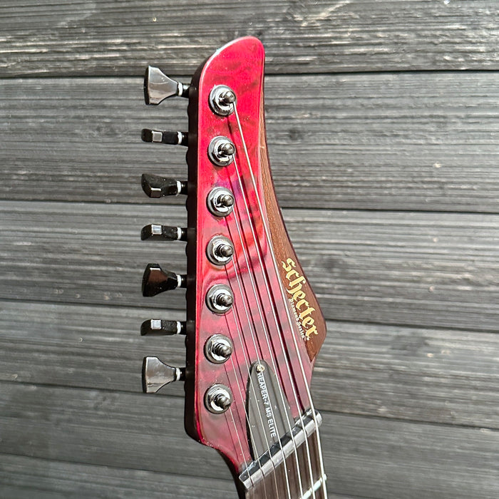 Schecter Reaper-7 Elite Multiscale LH Left Handed 7 String Electric Guitar - Blood Burst