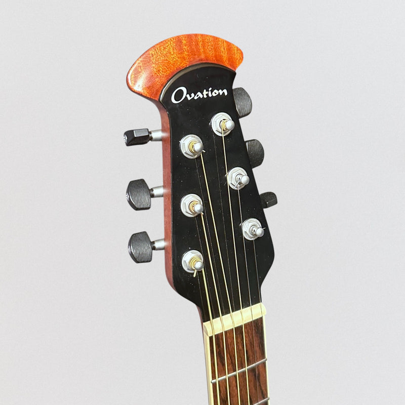 Ovation 1516 Ultra Series Mid-Depth Acoustic-Electric Guitar - Silver Shadow