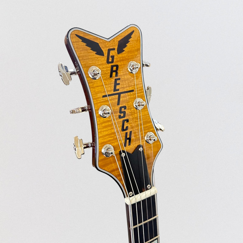 Gretsch G6134TFM-NH Nigel Hendroff Signature Penguin Electric Guitar - Amber Flame
