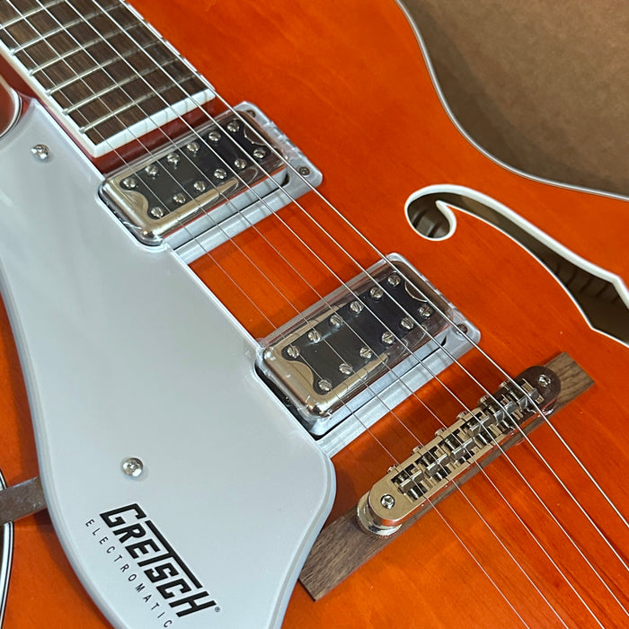 Gretsch G2420 LH Left Handed Streamliner Hollow Body Electric Guitar - Orange Stain