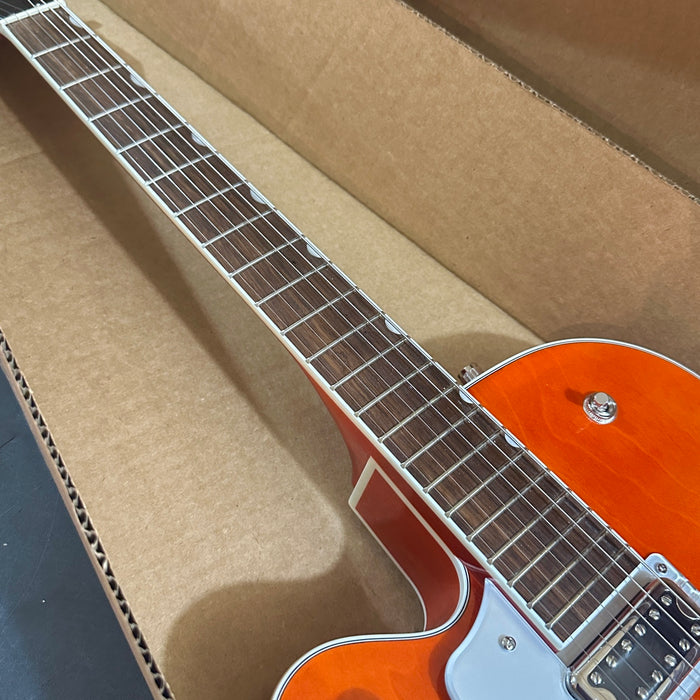 Gretsch G2420 LH Left Handed Streamliner Hollow Body Electric Guitar - Orange Stain