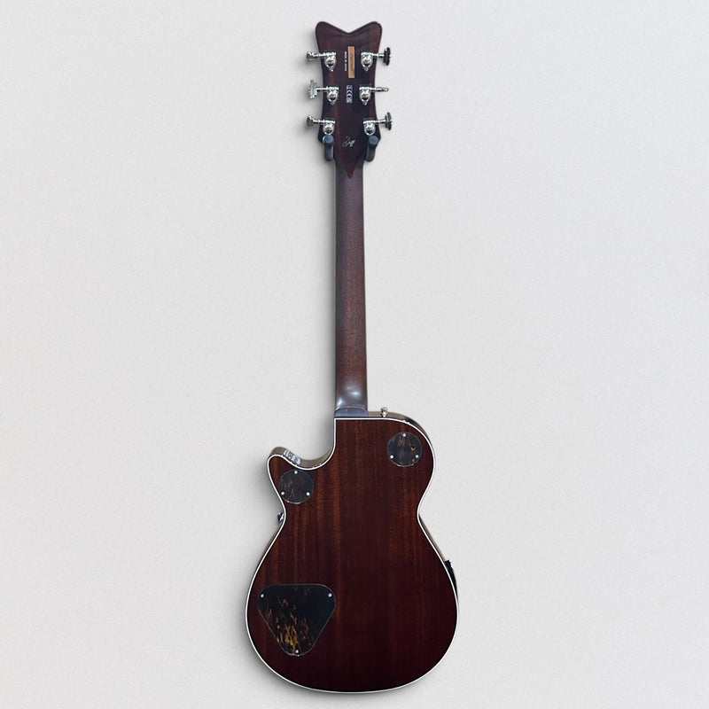 Gretsch G6134TFM-NH Nigel Hendroff Signature Penguin Electric Guitar - Amber Flame