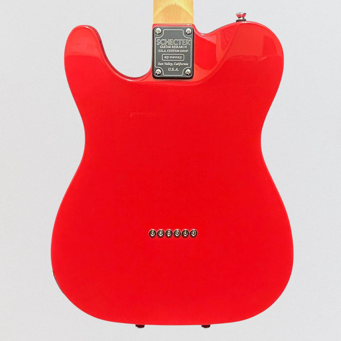 Schecter USA Custom Shop PT SS Electric Guitar (Mark Knopfler Spec)- Dakota Red