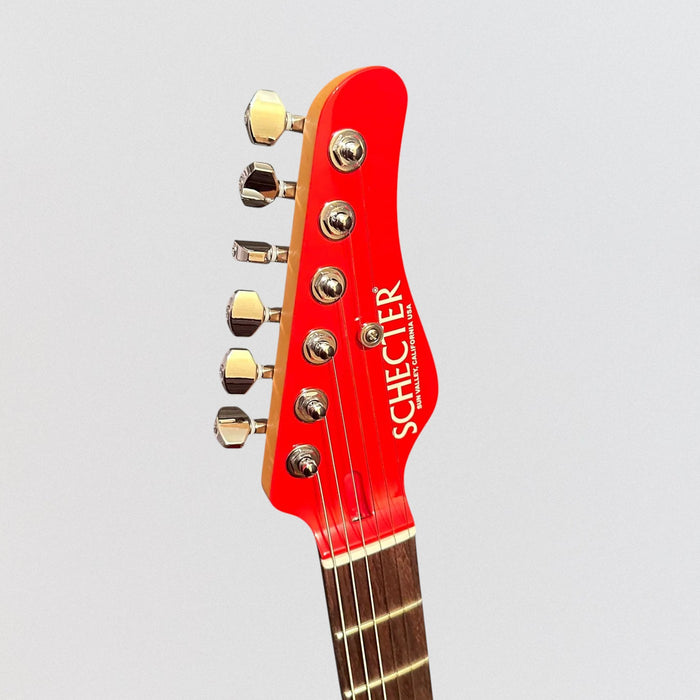 Schecter USA Custom Shop PT SS Electric Guitar (Mark Knopfler Spec)- Dakota Red