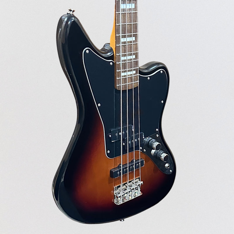 Fender Squier Classic Vibe Jaguar 4 String Electric Bass Guitar - Sunburst