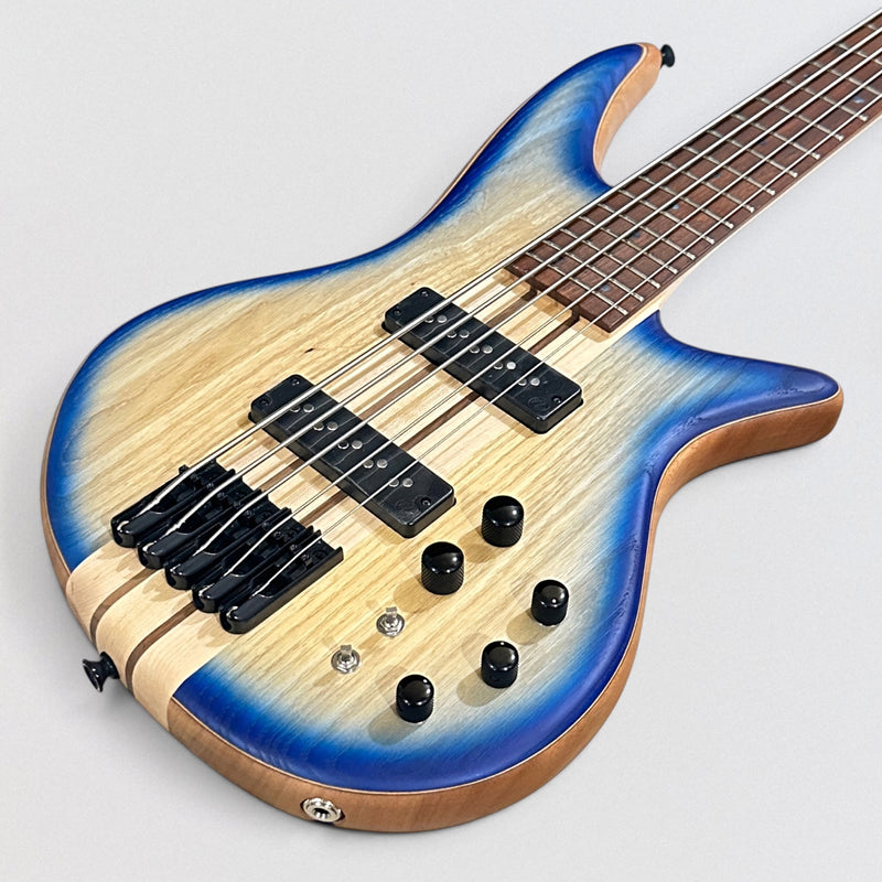 Jackson Pro Series Spectra SBA V 5 String Electric Bass Guitar - Blue Burst