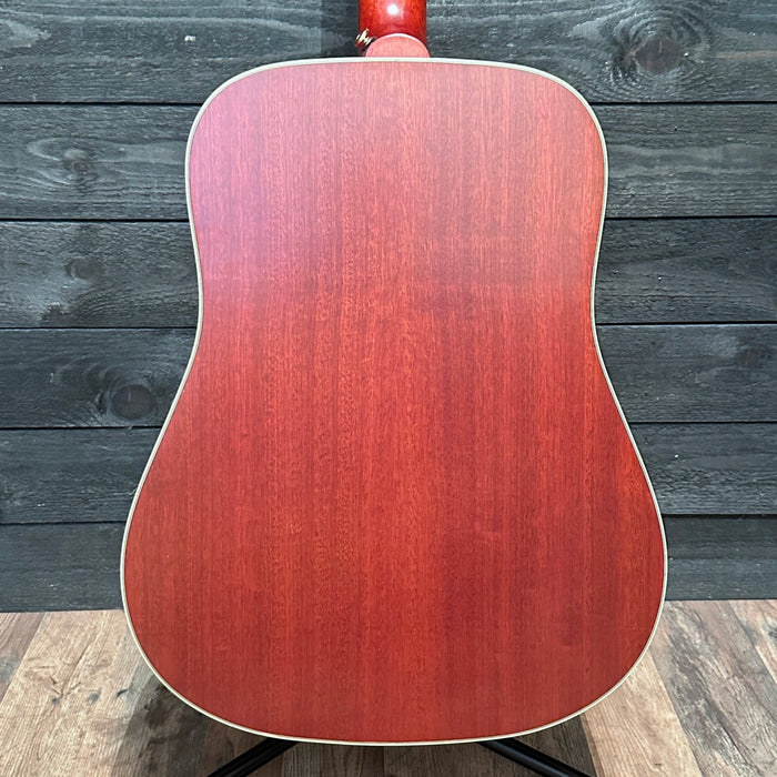 Epiphone Hummingbird Acoustic-Electric Guitar w/ Case - Aged Cherry Sunburst